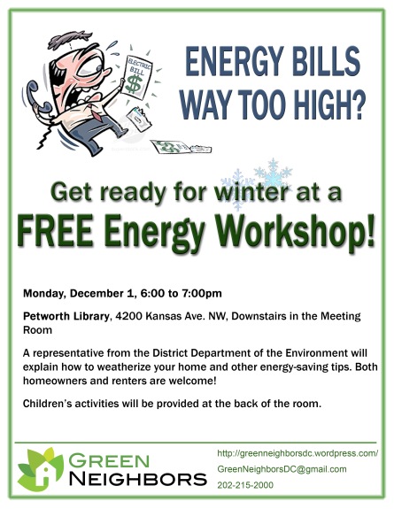 Energy Workshop Flyer